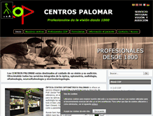 Tablet Screenshot of centrospalomar.com
